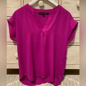 Cynthia Steffe Dark magenta blouse Small